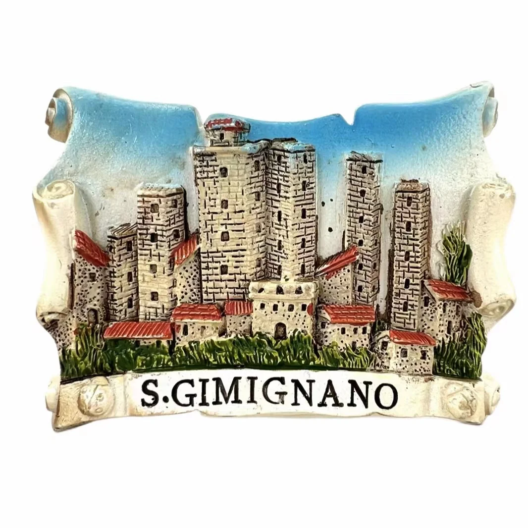 Magnete Da Frigorifero 3D Cinque Terre Italia - Souvenir Di Viaggio Originale, Decorazione Per Casa E Cucina, Regalo Collezionabile