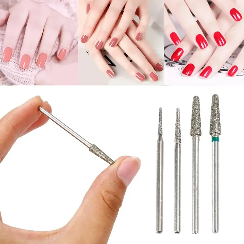 

6PCS Boxed Fine Nail Drill Bits Milling Cutter for Manicure Rotary Bits Cuticle Clean Accessories Nail Files Art Tools