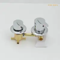 4วิธี Outlet ทองเหลืองผสม Diverter Universal Shower ก๊อกน้ำแตะอุณหภูมิ Mixer ควบคุมสกรูห้องน้ำ 1