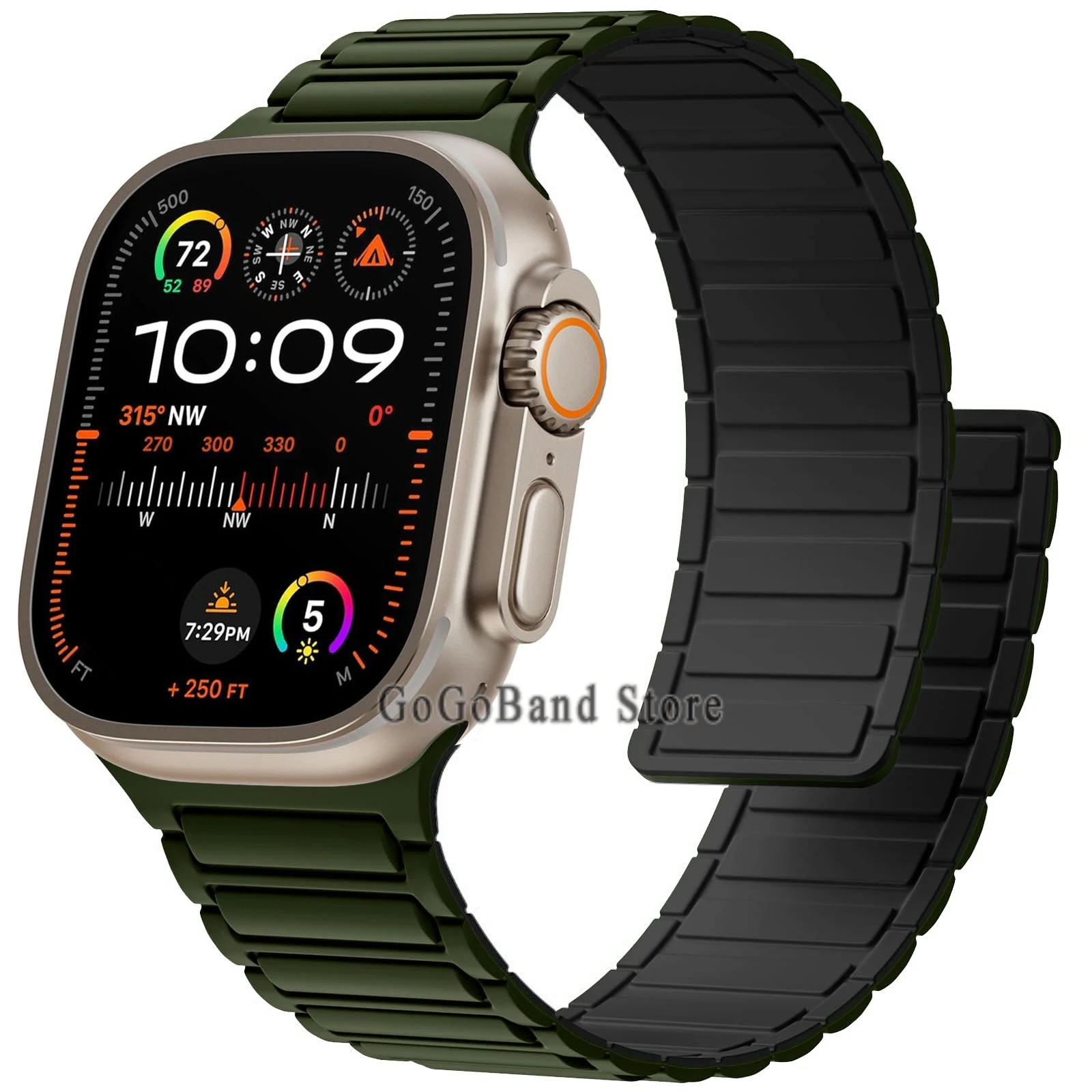 Sport Silicone Magnetic Strap Bracelet