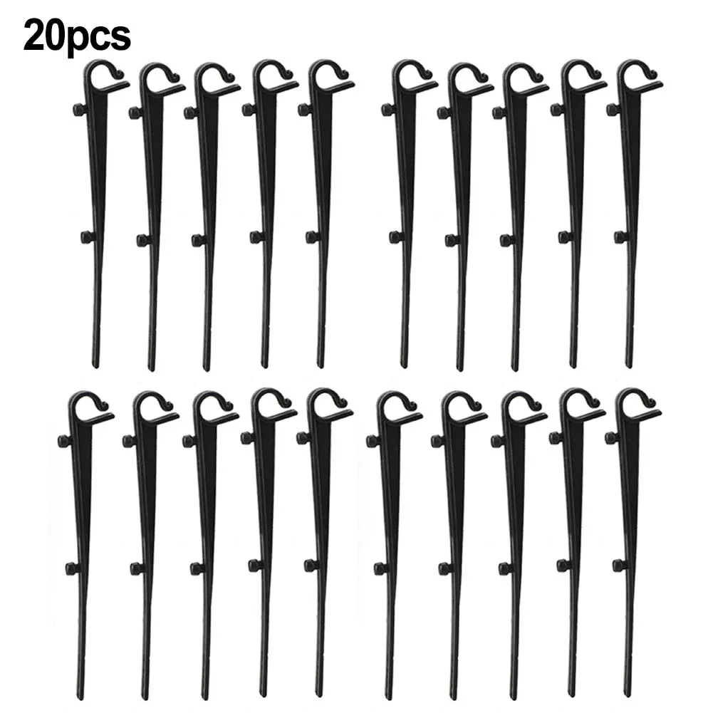 20pcs Gutter Clip Gutter Brush Clips Maintain Clean Gutters Plastic Fixing Clips Drain Guttering Cover Net Ground Nail 