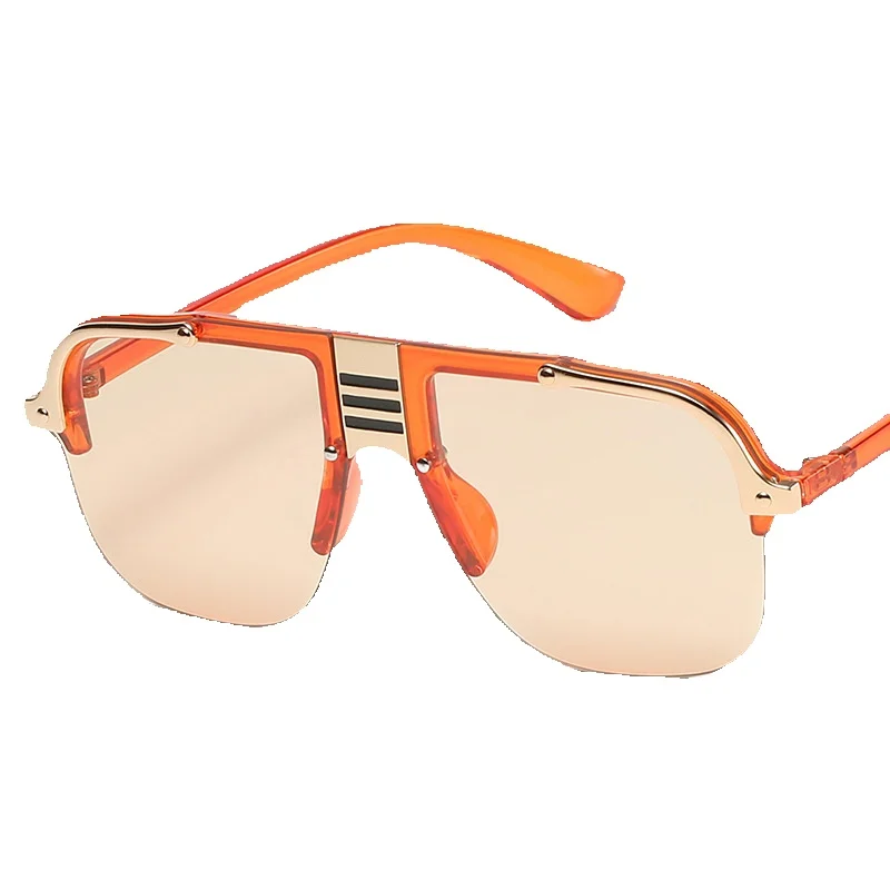 Yingling Personalized Metal Modern Show Trend Sunglasses Men's Fashion Internet Celebrity Toad Glasses_voghion.com