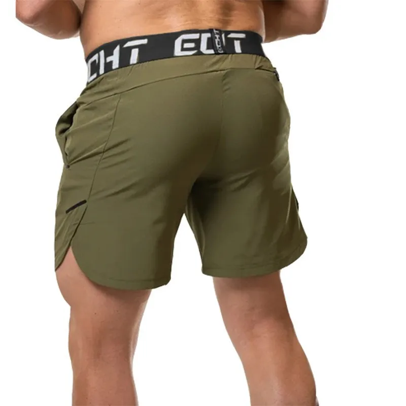 Summer Ultra-Thin Cool Casual Five Point Pants Men's Muscle Fitness Fitness Training Running Men's Shorts 2