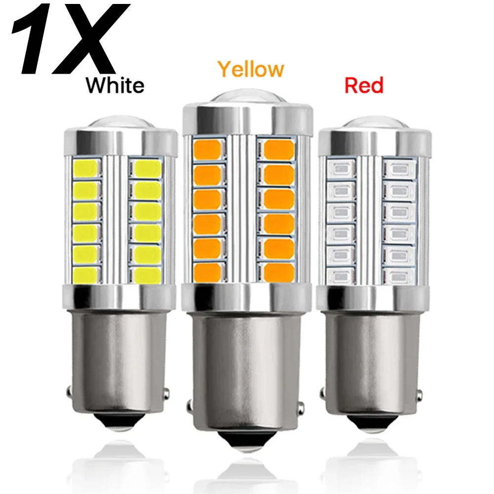 

1X BAU15S PY21W 1156 BA15S P21W LED BAY15D LED Bulb 1157 P21/5W 7443 3157 7440 T20 Reverse Lights Brake Lamp Turn Signal Light