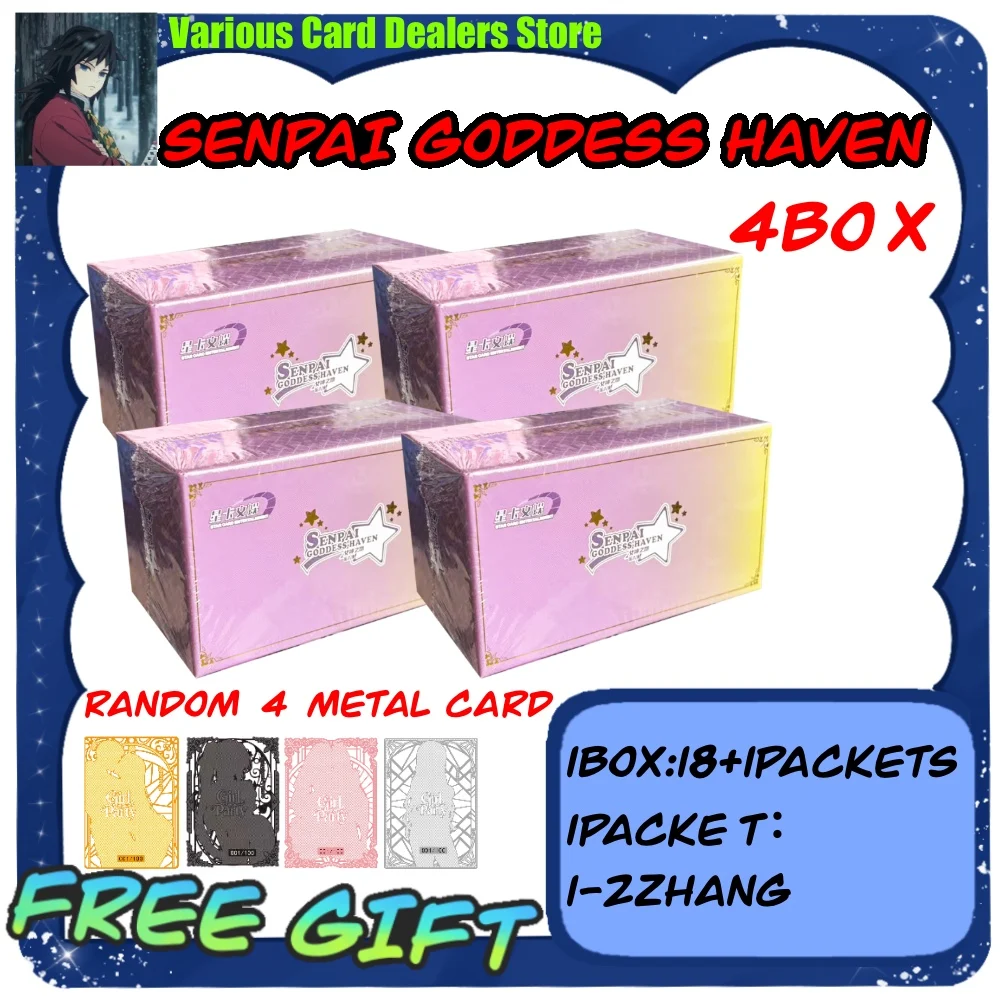 Goddess Senpai Haven Collection Card ACG CCG Anime Girl Party Swimsuit Feast Booster Box Toy Hobbies Gifts