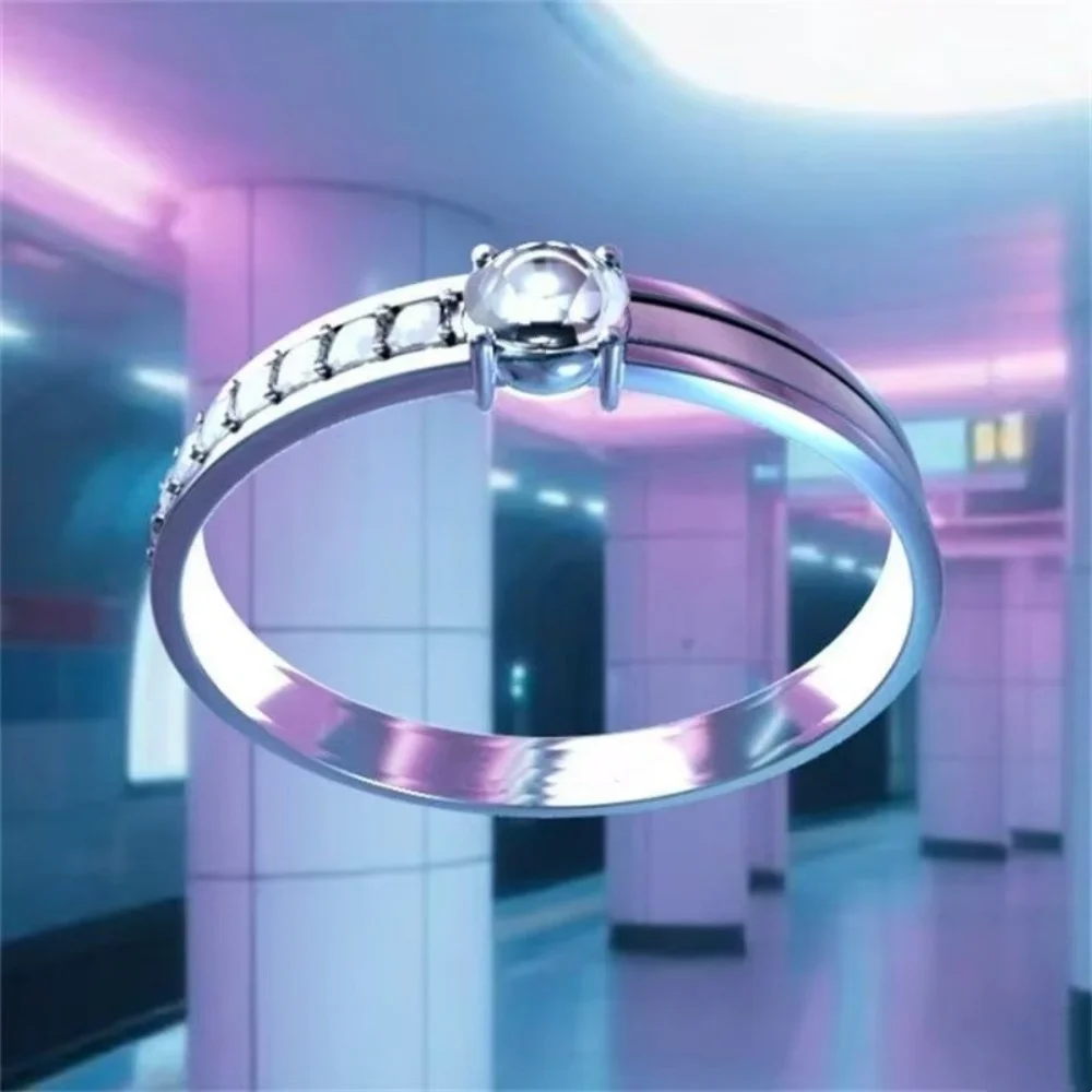 Kpop 17 10th Anniversary Ring Fashion Personality Double-ring