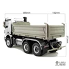 1/14 LESU RC Three-Way Dumper Tipper 3348 Model Kabolite Cabin 6*6 3Axles Light Sound Toys for Boys Christmas Gift Thzh1217-SMT8 3