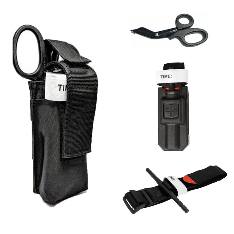 Outdoor Hiking Portable First Aid Quick Slow Release Buckle Medical Sports One Hand Emergency Tourniquet Strap Tourniquet Kit Tactical Tourniquet