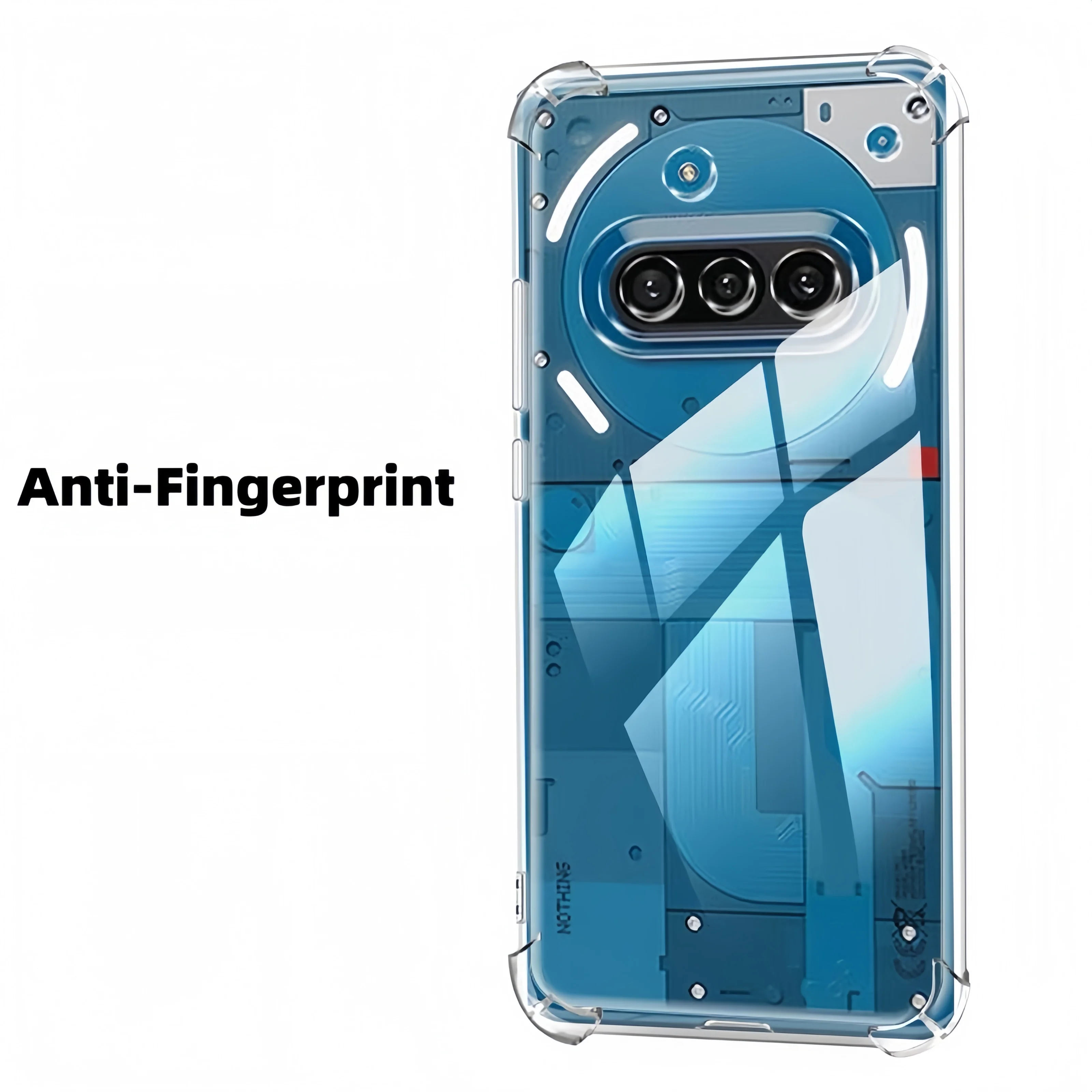 Clear Transparent TPU Shockproof Phone Case