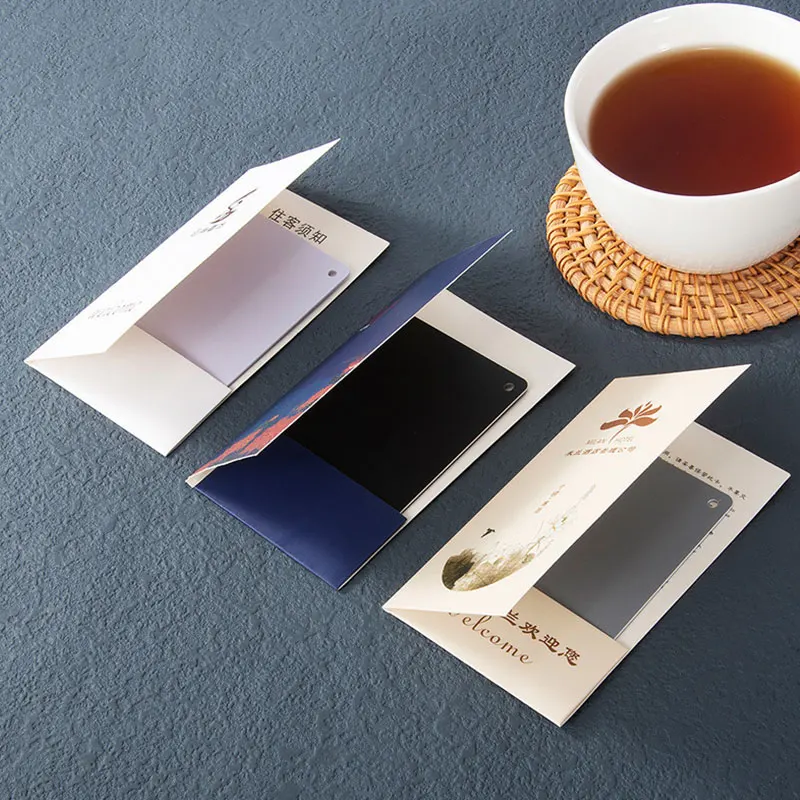 Custom Printed Hotel Room Key Card Holders – Paper Keycard Sleeves, Logo Branded Wallet... - SKU RKCH1731 - UGI Packaging