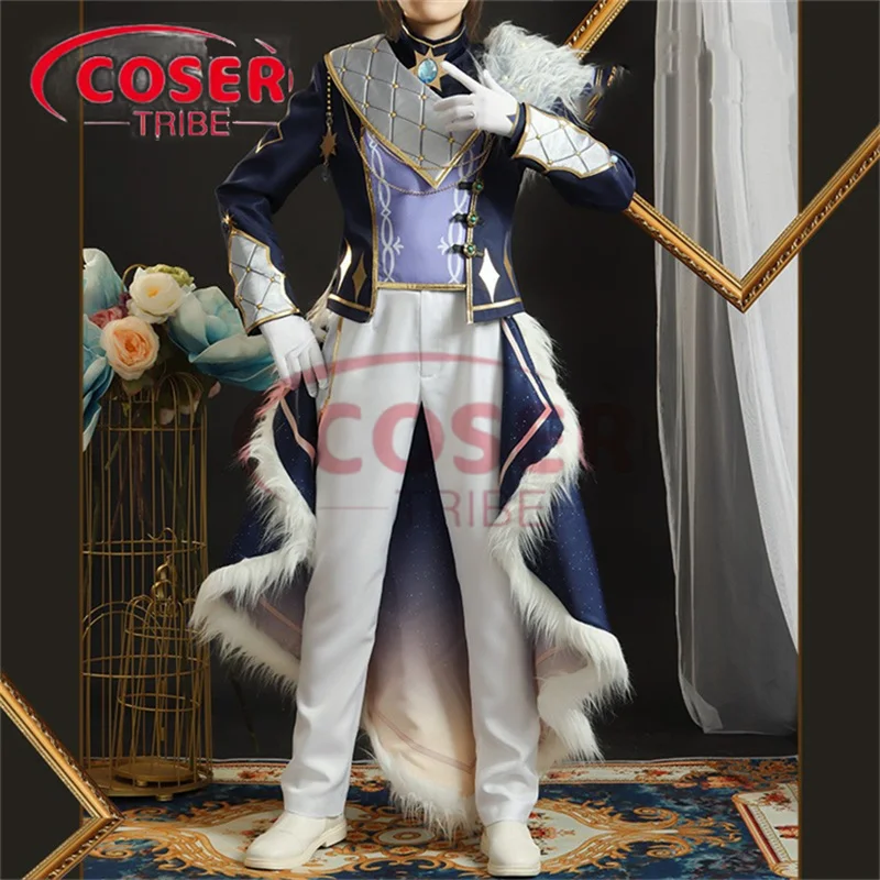 

COSER TRIBE Anime Game Ensemble Star Tenshouin Eichi suit Halloween Carnival Role Play Costume Complete Set