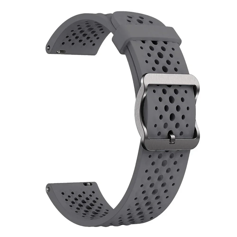 Premium Silicone Quick Release Watch Strap, 22mm