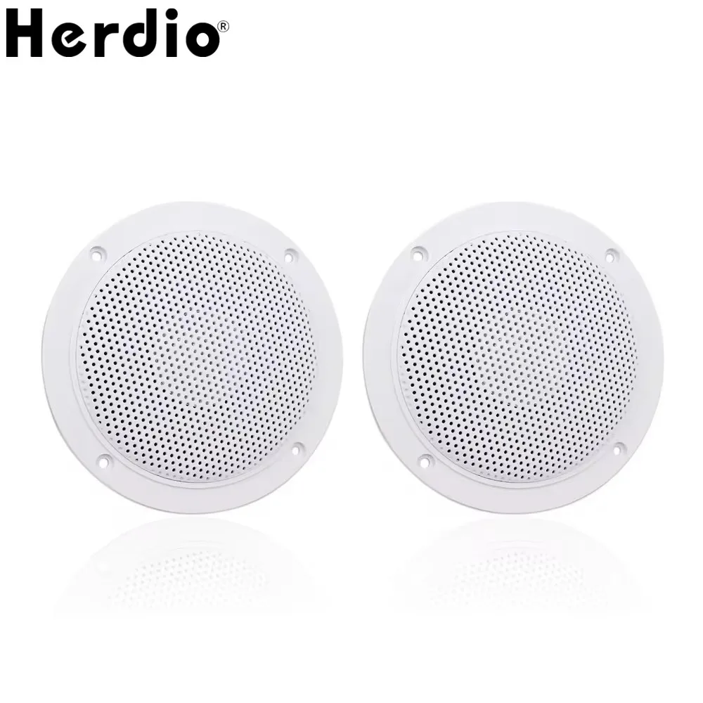 Wall ceiling speaker marine speakers Herdio 4 Inch 160W home in-wall ceiling waterproof speaker surround sound speaker for kitchen bathroom yacht outdoor theater