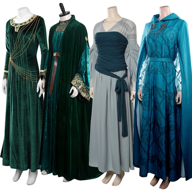 Lord Rings Elf Costume Female | Galadriel Rings Power Costume - Cosplay Costume  Dress - Aliexpress