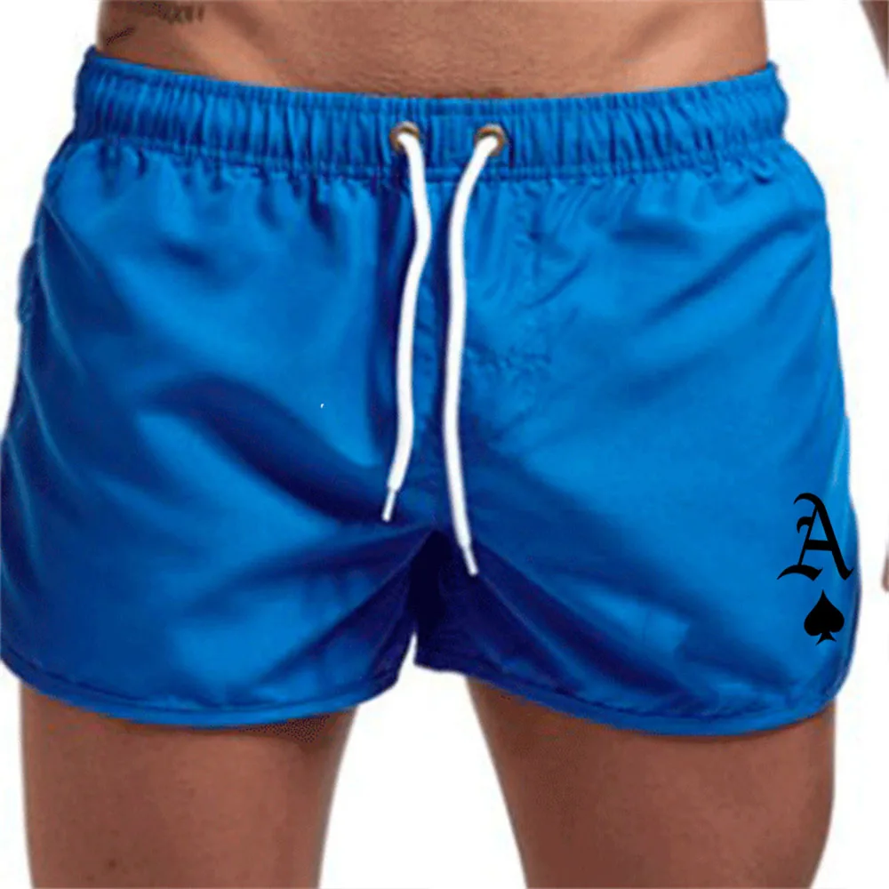 Pull rope Men's swim shorts Short swim shorts Quick dry board shorts Breathable summer surf beach shorts Sports pants 6