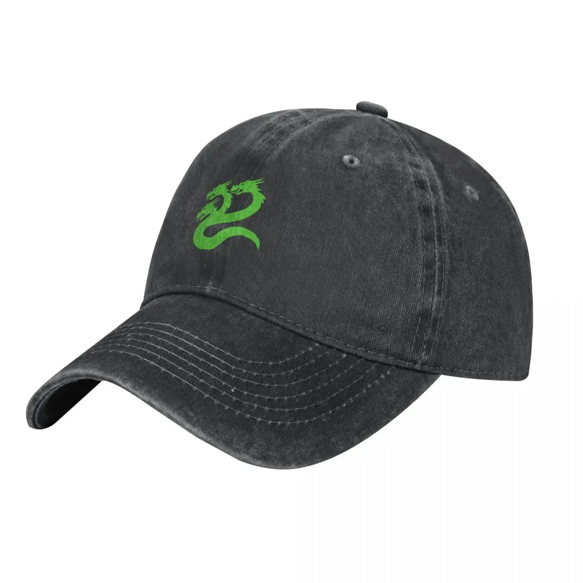 

Three Heads of the Hydra - Green Cowboy Hat hiking hat Trucker Cap Designer Hat Dropshipping Women's Beach Men's