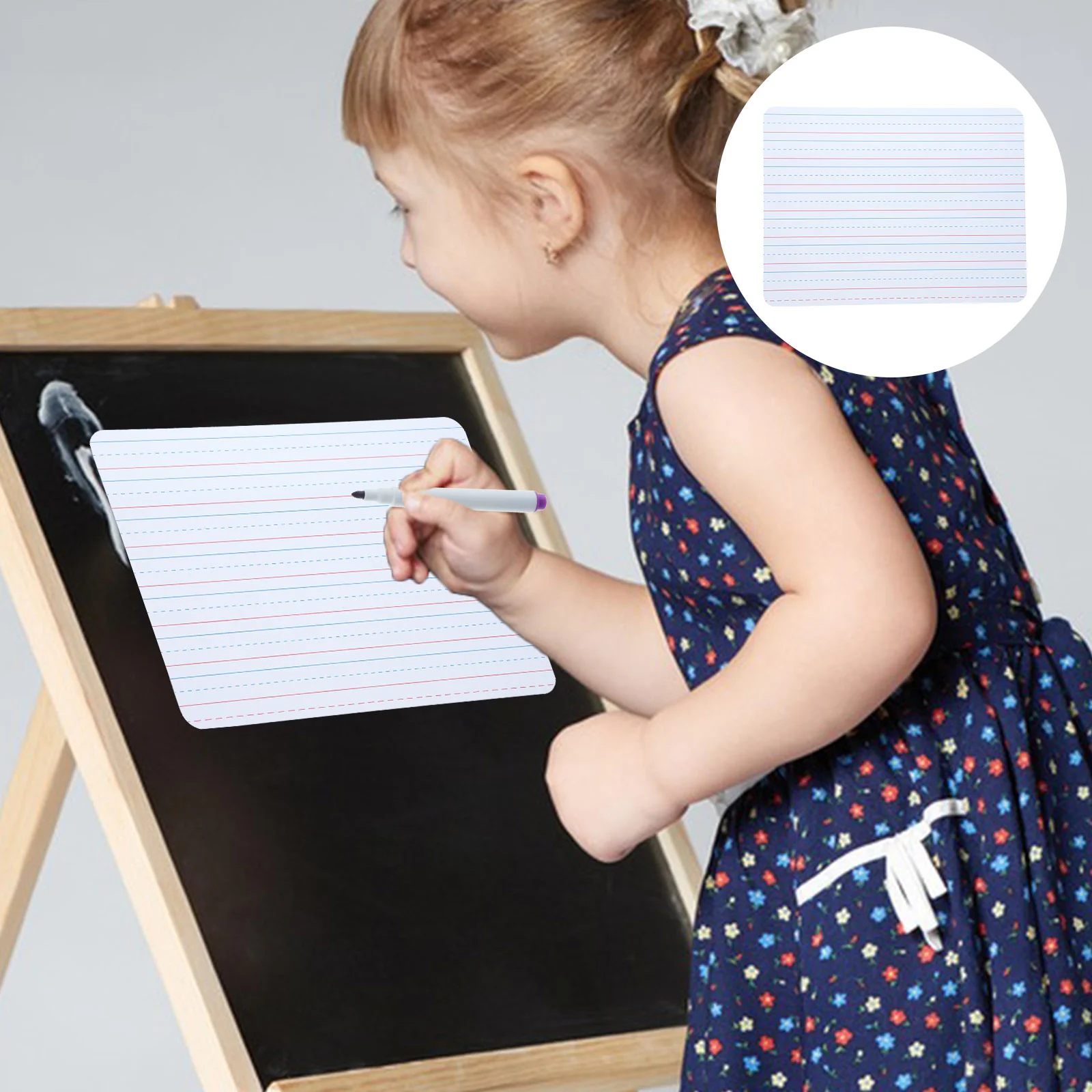 

Sentence Strip Word Cards Small Whiteboard Writing for Office Learning Dry Erase Boards Soft Magnetic with Lines Child