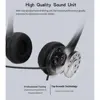 3.5mm/USB Computer Headset with Noise Cancelling Microphone Chatting Network Teaching Video Conferencing Stereo Wired Headset 4