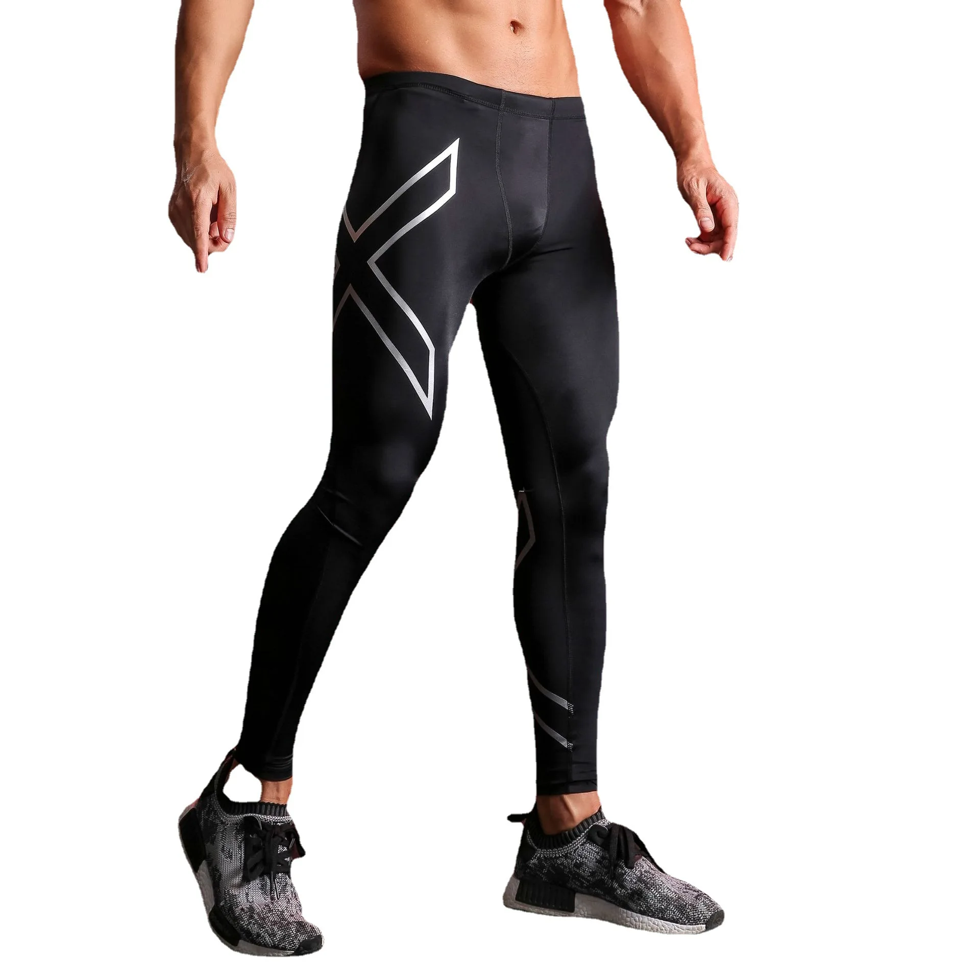 Men's and Women's Gym Leggings Sports Training Pants Men's Running Leggings Long Pants Sportswear Dry Jogging Pants casual sports pants