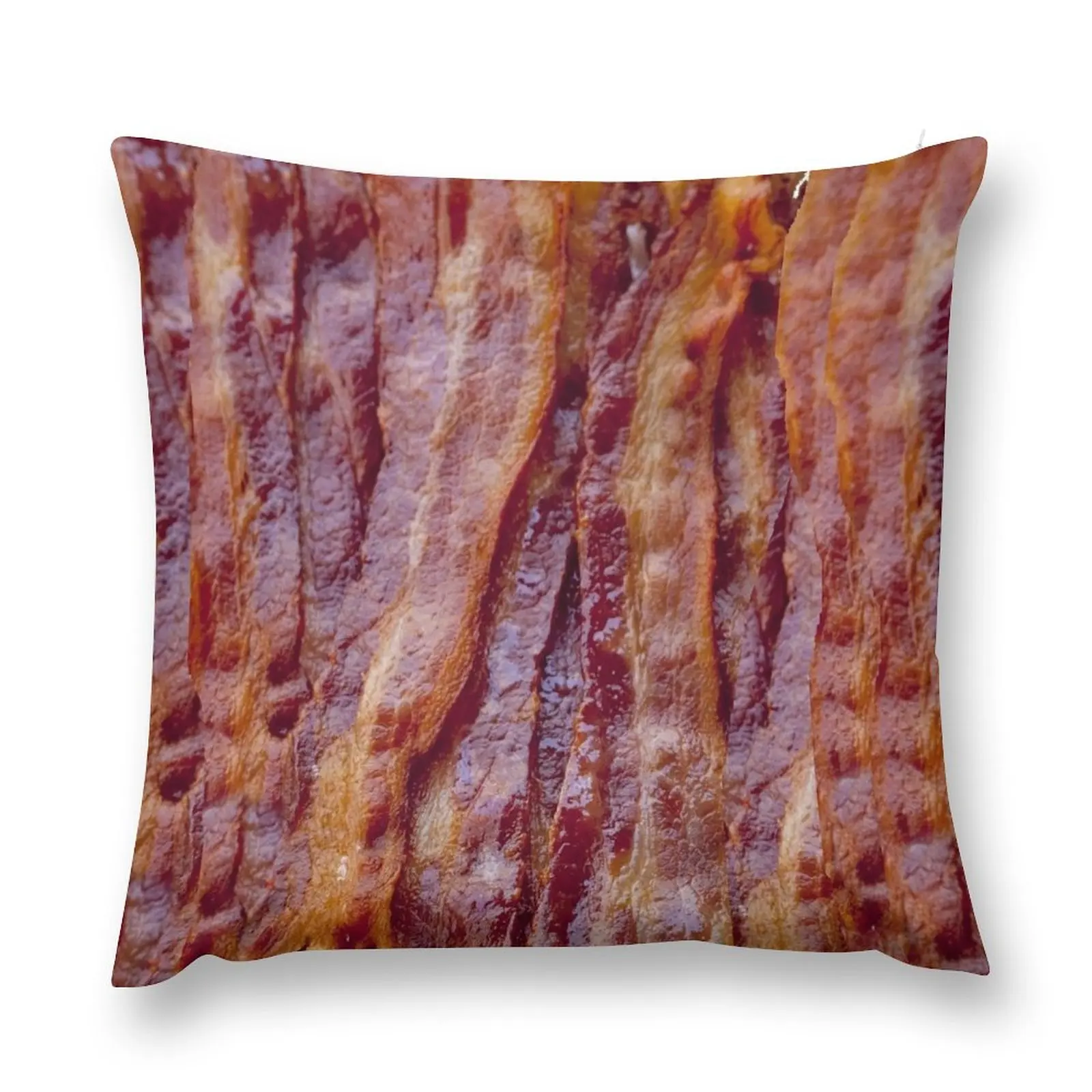 

Fried Bacon Throw Pillow Christmas Throw Pillows Covers Cushions Sitting Cushion