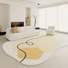 Carpet for Living Room Non-slip Soft Bedroom Floor Mat Black White Modern Abstract Line Rug Large Size Home Decoration Rugs 양탄자 4