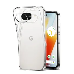 Silicone Soft Case - Thin Clear Transparent Shockproof Shell - Google 10Pro XL (Clear)