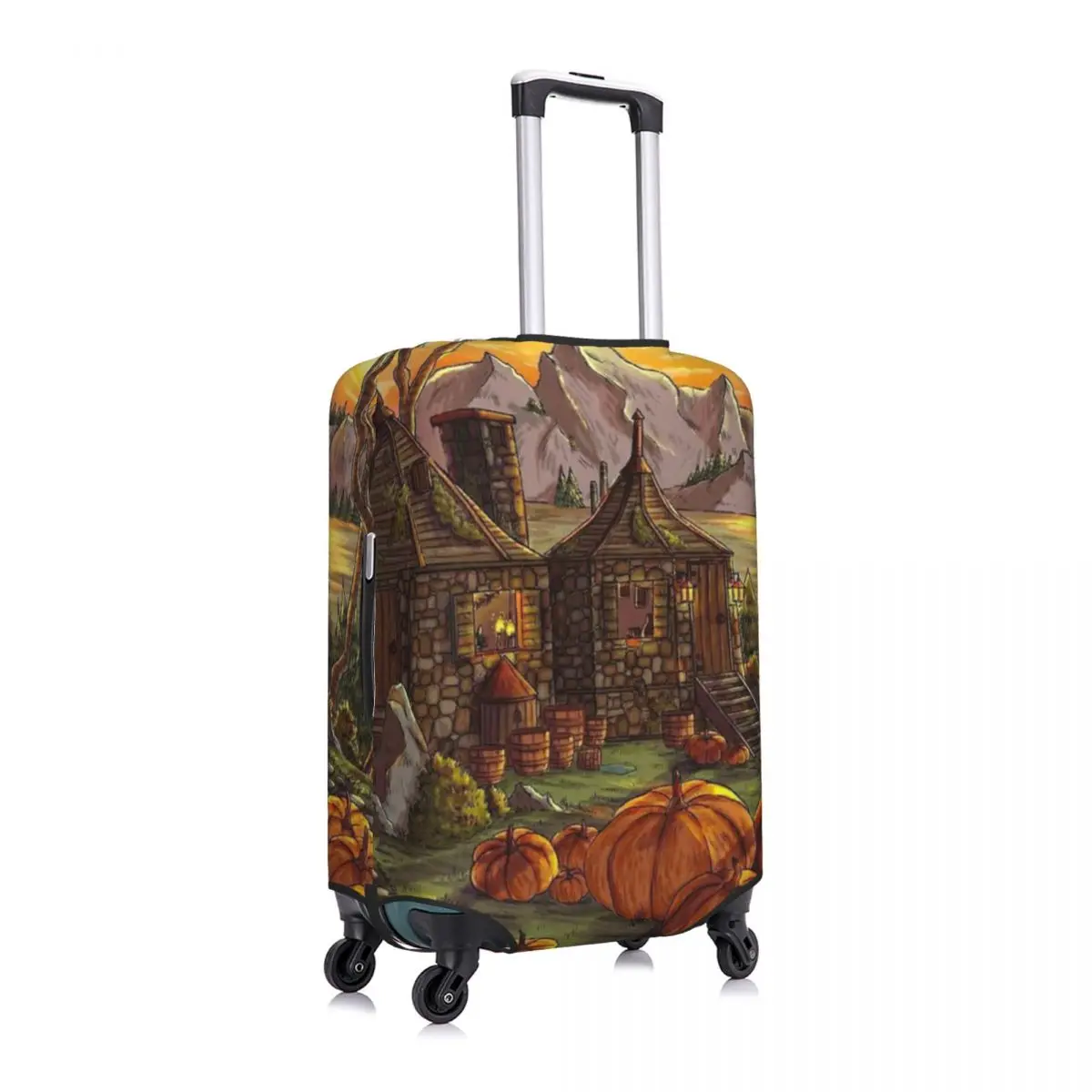 Pumpkin Hut Suitcase Cover Luggage Supplies Protector Harrys Magic Flight Travel Fun