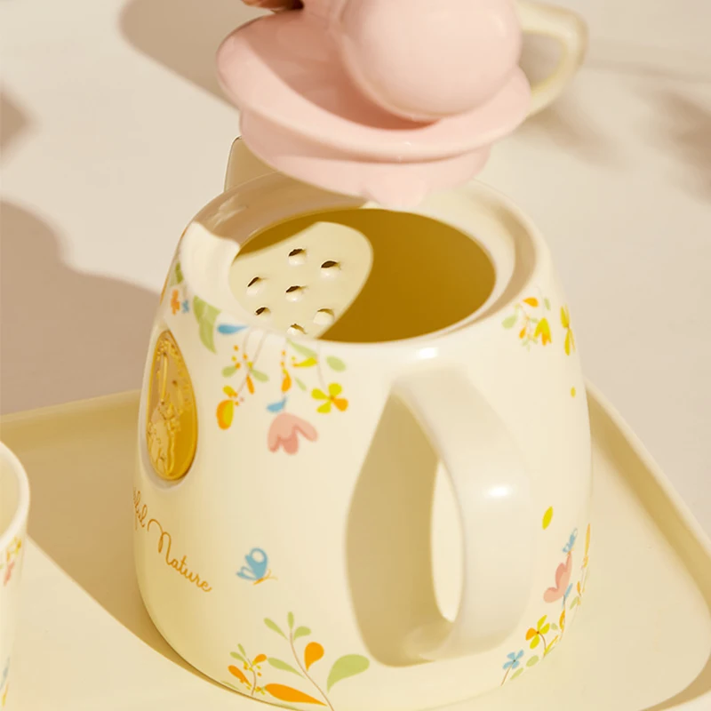 Cute Ceramic Tea Pot Home Living Room English Cold Water Pot Afternoon Tea  Set 4-Piece Set Gift Box - AliExpress