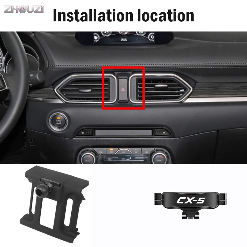 Car Mobile Phone Holder For Mazda