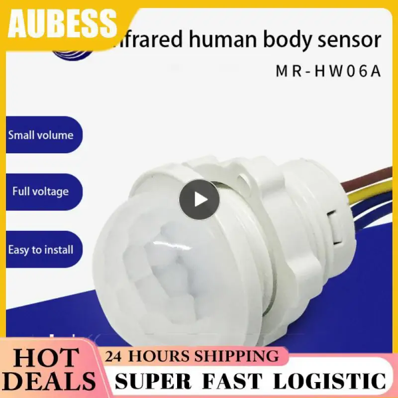 

40w Infrared Detector High Quality Intelligent Switch Detection Light Auto Sensor Light For Basements 110-265v Pir Sensor Pvc