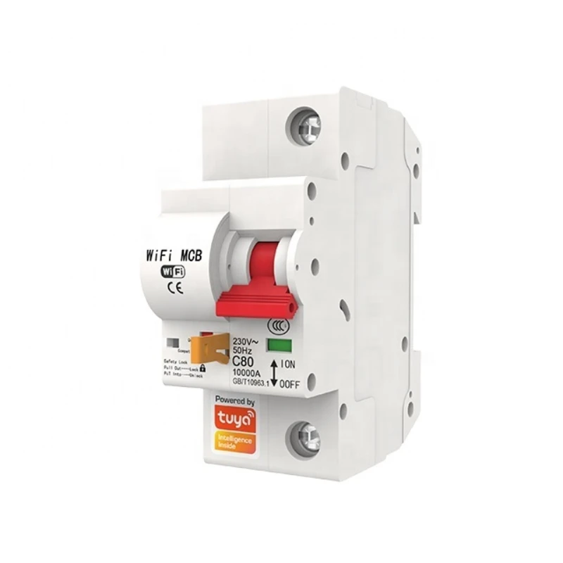 

2023 Newest Tuya Smart Wifi Circuit Breaker for Home Use PST-MCB-1P