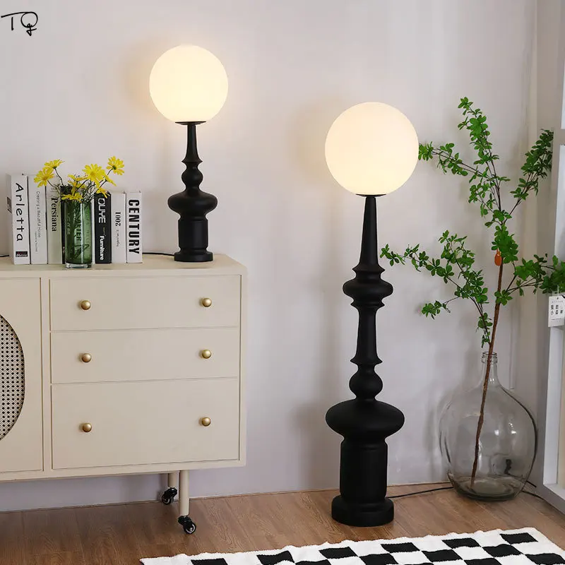 

Italian Designer Retro Roman Column Floor Lamp for Living Room Decoration LED E27 Medieval Corner Standing Lamp Sofa Bedroom Bar