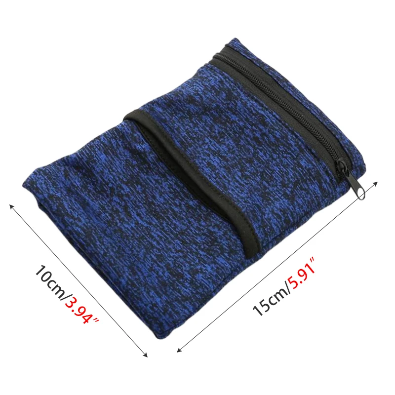 Wrist Wallet Pouch Band Per Running Travel Cycling 8cm Safe Nice X 8 - Foto 8