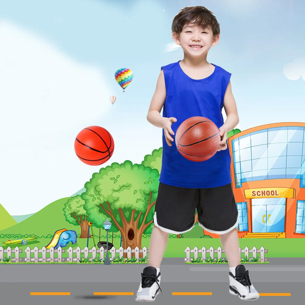 Childrens Toys Mini Basketball with Inflation Pump Beach 15X15X15CM Standard Outdoor Student