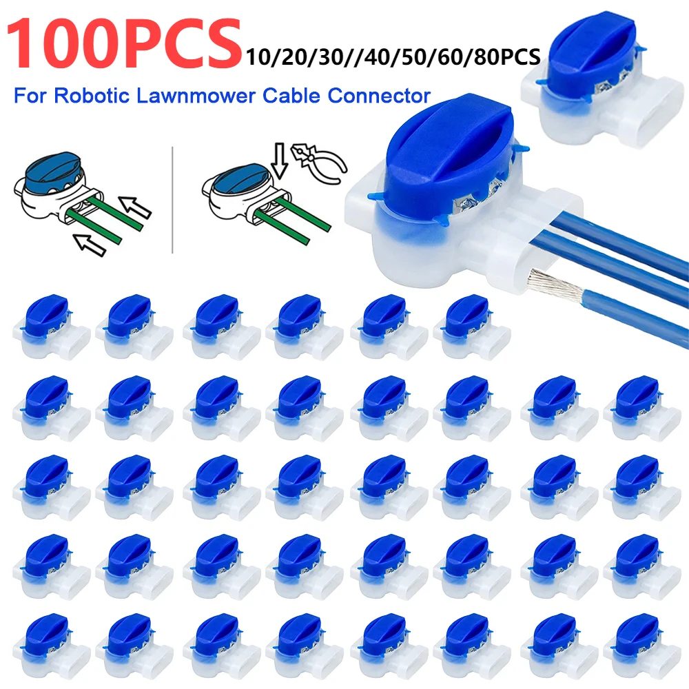 10-100 stücke Roboter-Rasenmäher-Kabelst ecker wasserdichter Gel-Anschluss 3-poliger elektrischer 314-Kabelstecker Zubehör