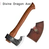 Outdoor high hardness logging, obstacle removal, chopping wood, garden firefighting, emergency woodworking axe 5