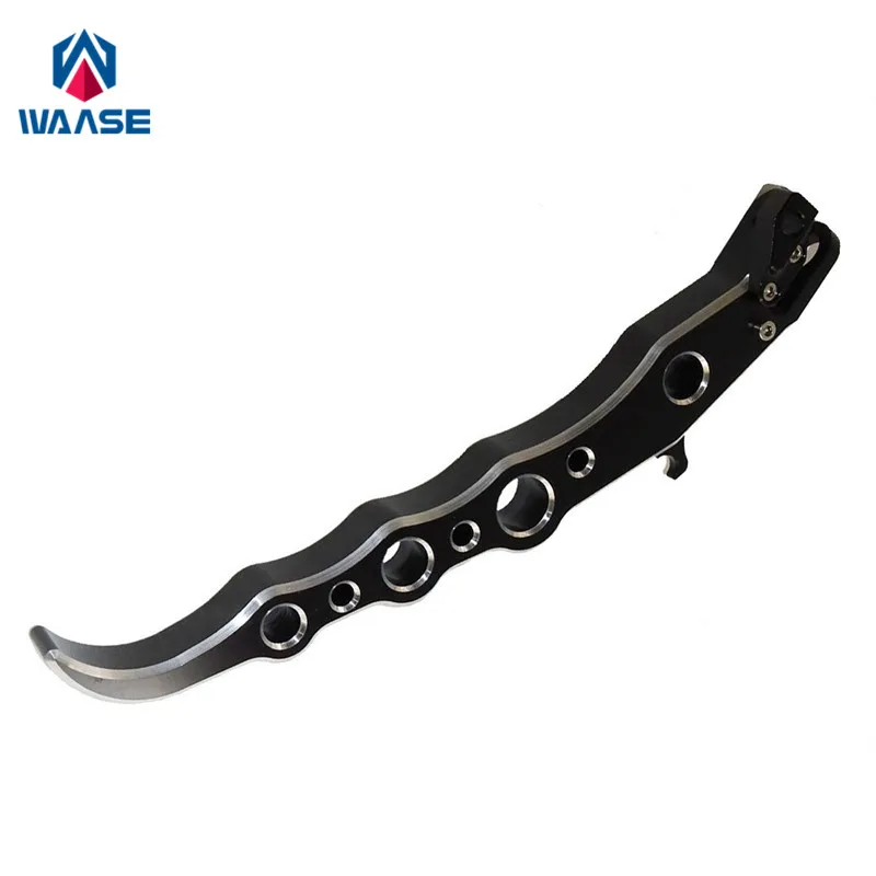 waase For Suzuki Hayabusa GSX1300R GSXR1300 GSX-R 1300 1999 2000 2001 2002 2003 2004 2005-2007 Exotic Kickstand Kick Side Stand |