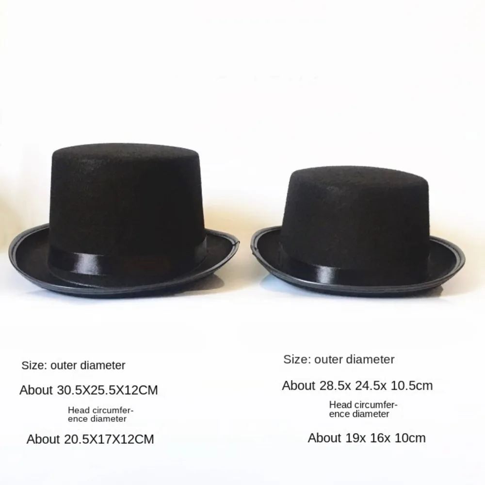 Fashion Hat Collapsible Top Hat for Kids Adult Magician Jazz Stage Performances Party Costume Gentleman