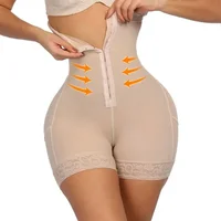 Fajas Colombianas bout à bout Shapewear taille haute ventre contrôle culotte taille formateur corps Shaper 3