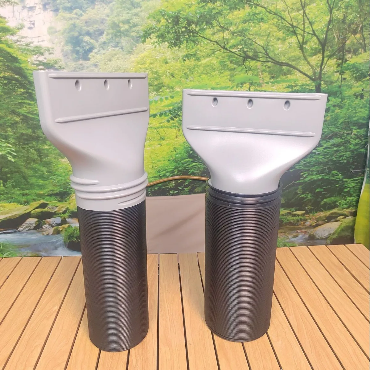 Flat Hose Adapter Air Conditioning Hose Adapter Exhaust Fan Nozzle Window Air Vent Connector  Exhaust Systems Accessories