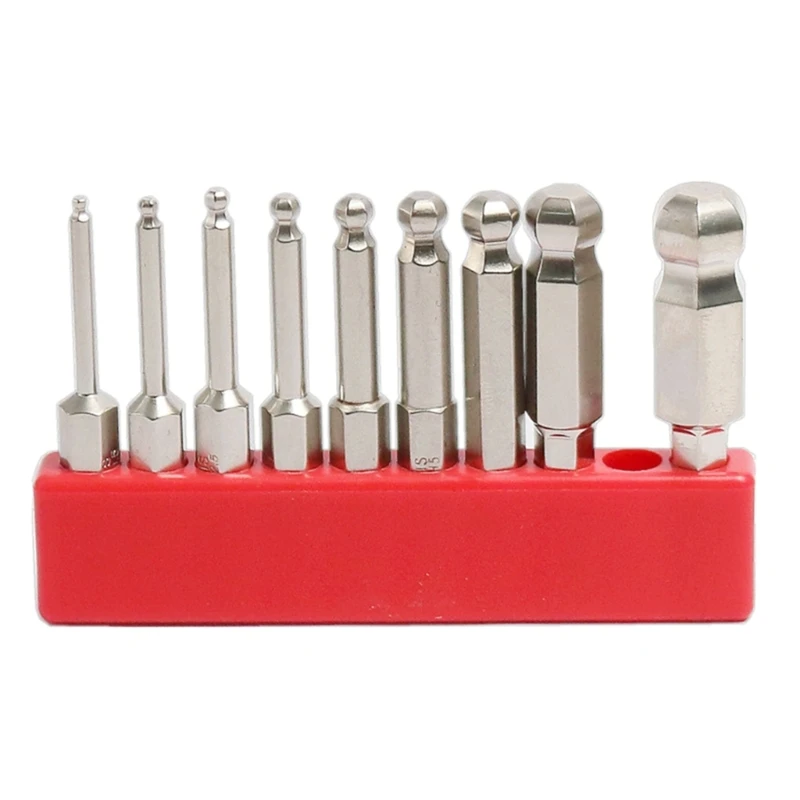

Reliable Ball Head Screwdriver Bit Set for Various Applications (9pcs)