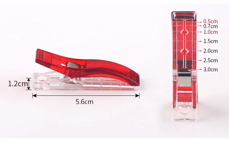 Description Picture 6 of item20Pcs Large Sewing Clips Multicolor Plastic Clips Fabric Decoration Clamps  Quilting Hemming  Garment Clip DIY Sewing Tools