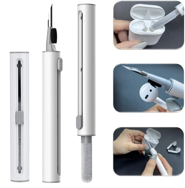 Kit limpiador de auriculares Bluetooth para Airpods Pro 1, 2, 3, bolígrafo  de limpieza, herramienta de cepillo para auriculares Xiaomi, Huawei y  Lenovo