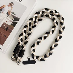 Universal Detachable Adjustable Neck and Crossbody Lanyard for Phones and Accessories (Black gold)