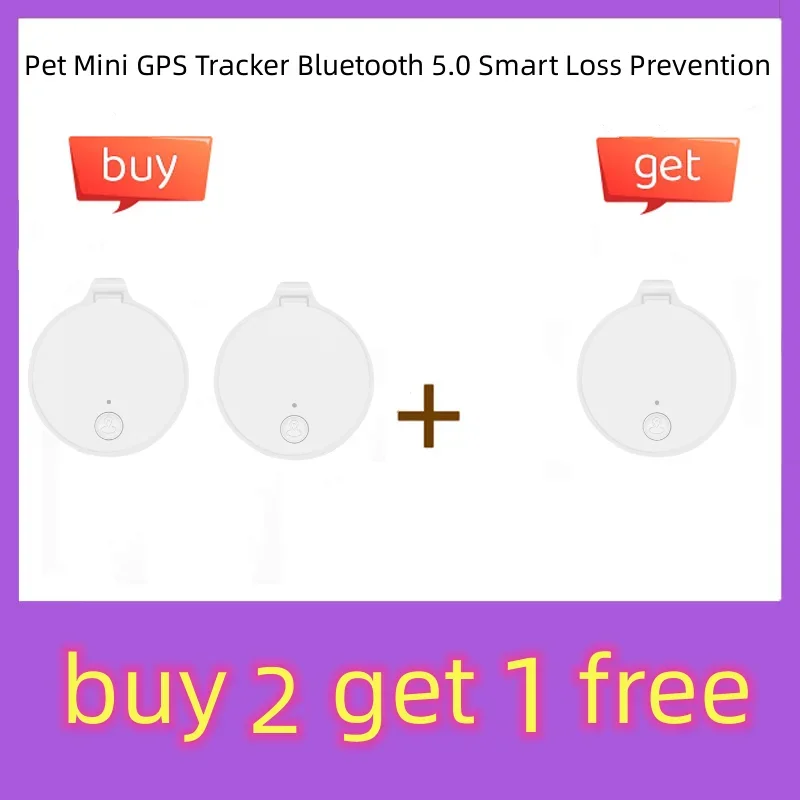 

Pet Mini GPS Tracker Bluetooth 5.0 Smart Loss Prevention IOS/Android Pet Kids Wallet Tracker Smart Finder Locator