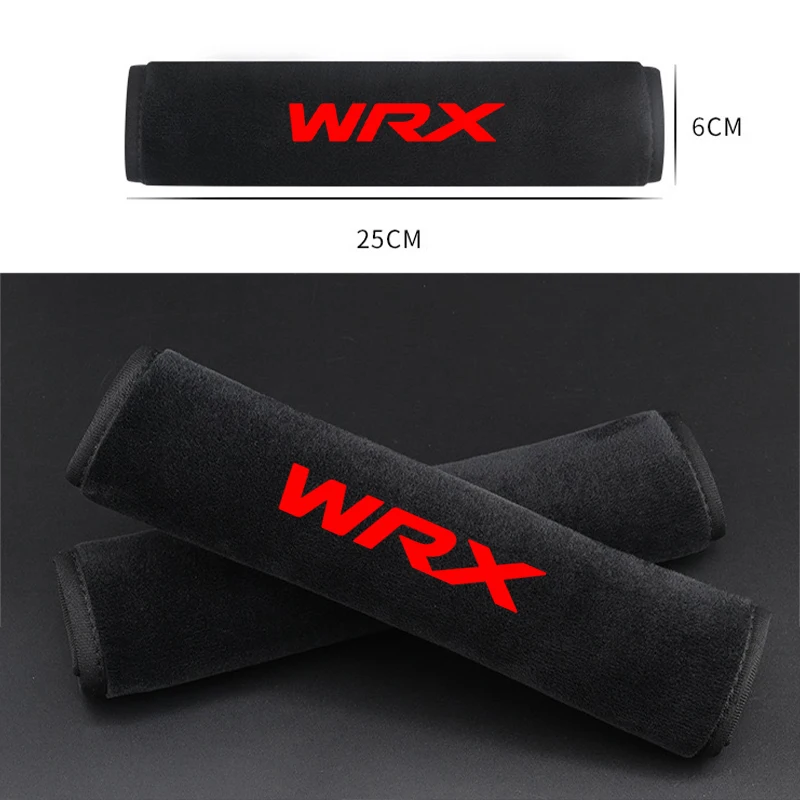 2개 부드럽고 편안한 자동차 안전벨트 쿠션 자동차 어깨 패드 안전벨트 스바루 WRX 임프레자 레거시 BRZ XV 포레스터 차량용