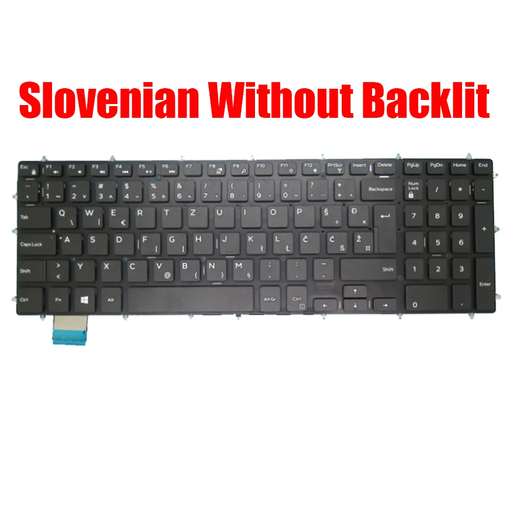 

Slovenian SL Keyboard For DELL For Inspiron 5565 5567 5570 5575 5583 5770 5775 7566 7567 7577 5765 5767 7773 7778 7779 7786 New