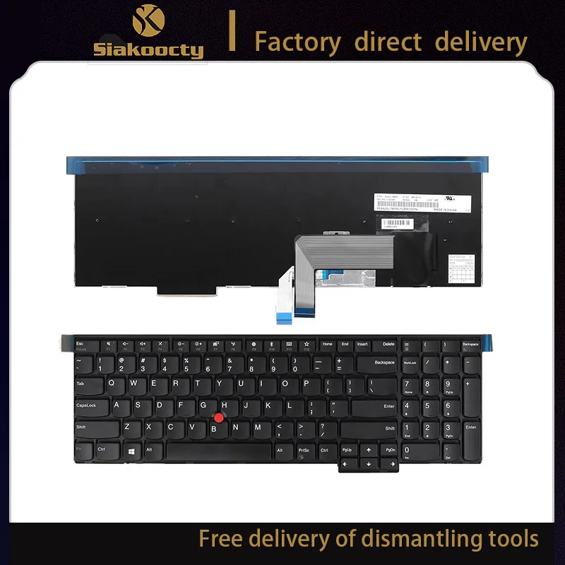 Новая Оригинальная клавиатура Siakoocty для Lenovo ThinkPad L570 15 6 US раскладка Wo/подсветка
