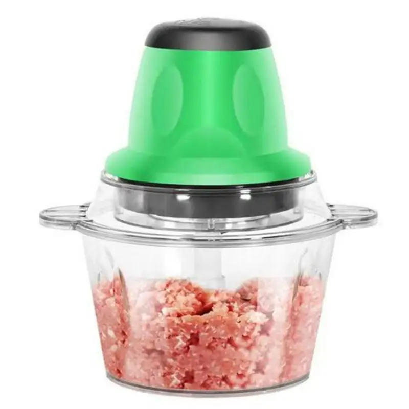 Meat Grinder 2l Powerful Electric Minced Meat Minced Garlic Vegetable Food Processor Meat Slicer Machine For Kitchen Crusher