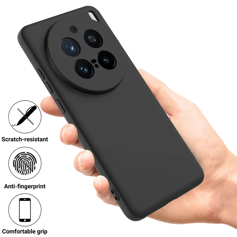 Soft Premium Liquid Silicone Case with Flocking Interior and Strap - Enhanced Protection and Style
